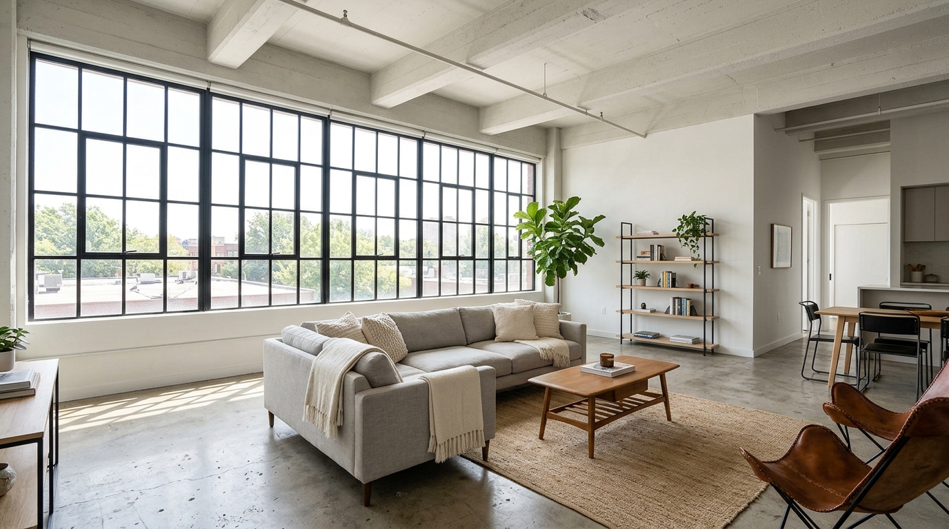 Large Factory Windows