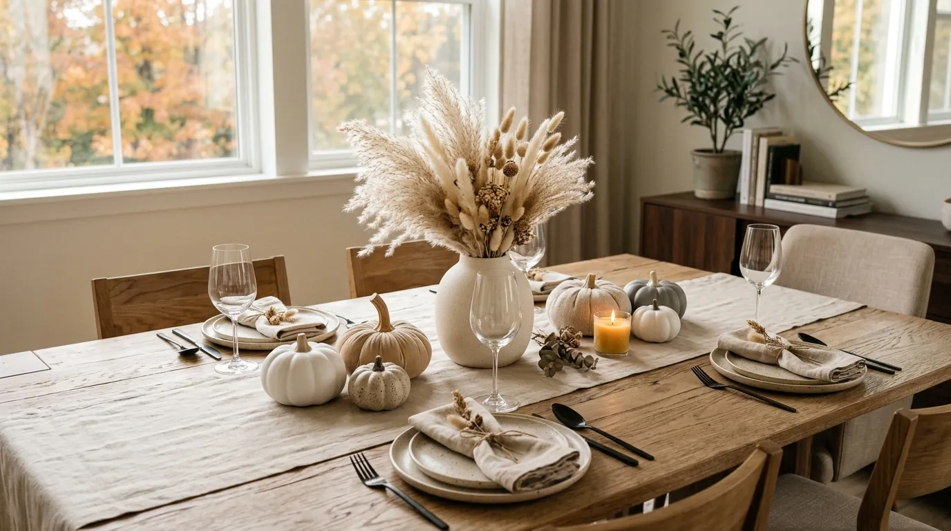 Minimal Fall Centerpiece