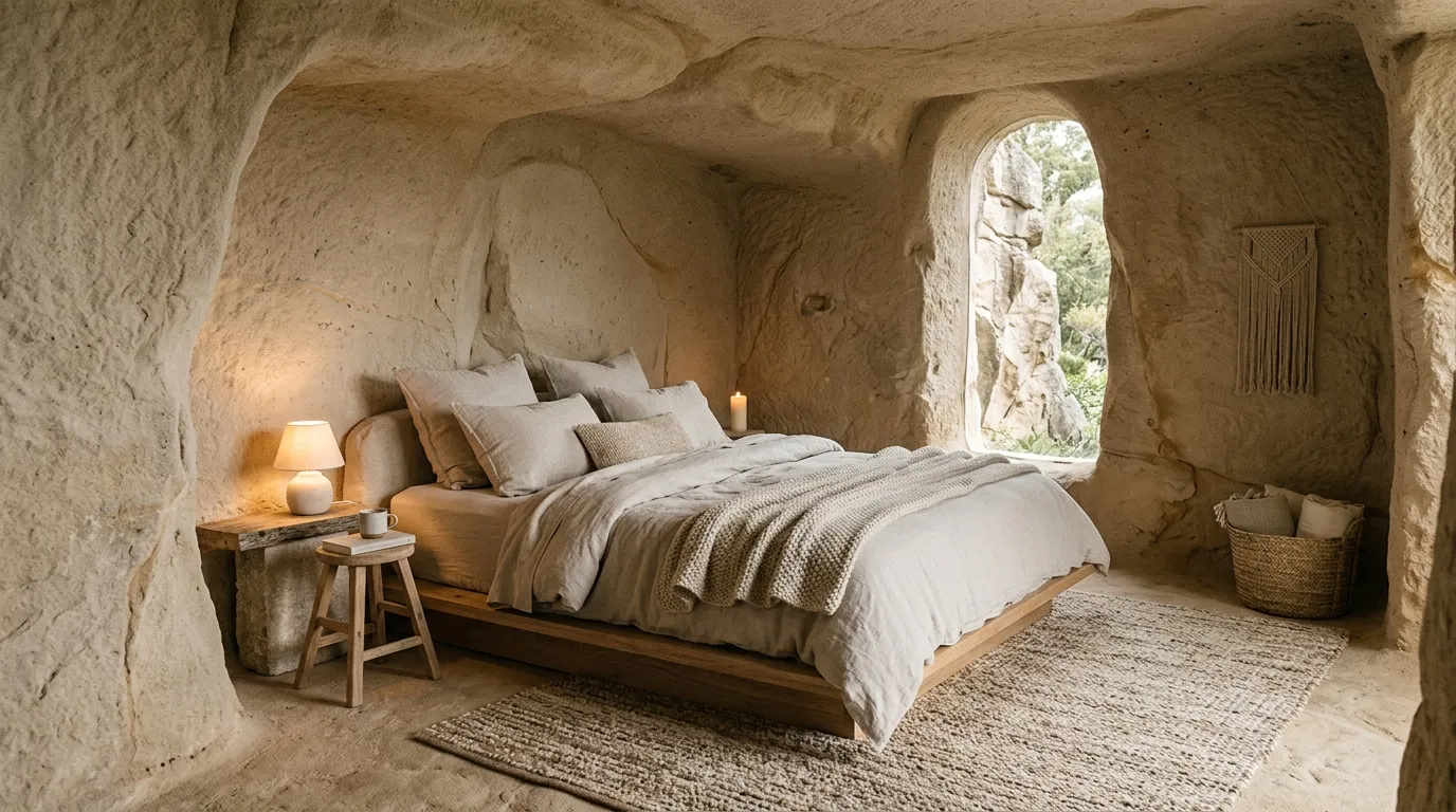 Minimalist Cave Bedrooms