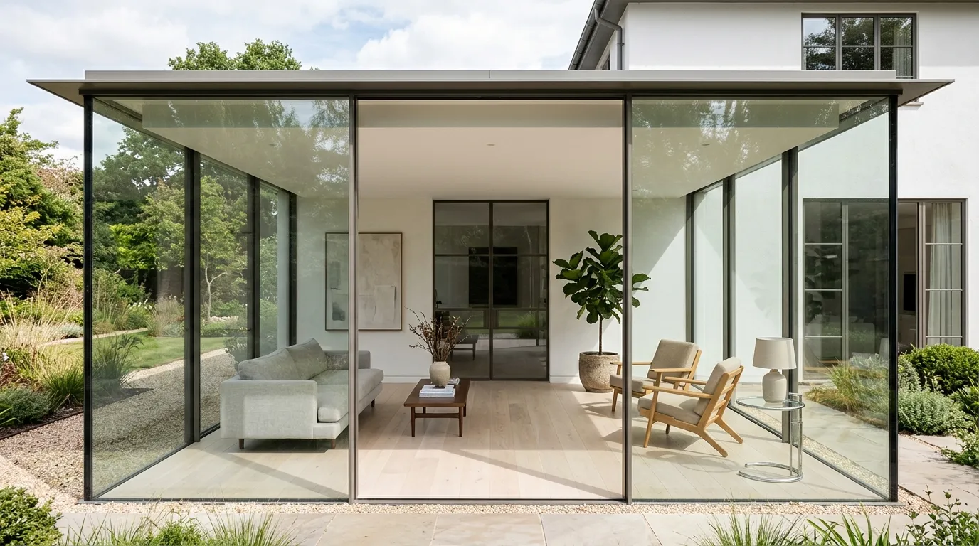 Minimalist Glass Box