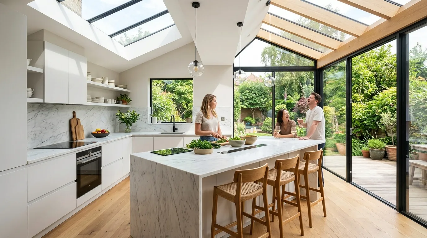 Glass Kitchen Extension