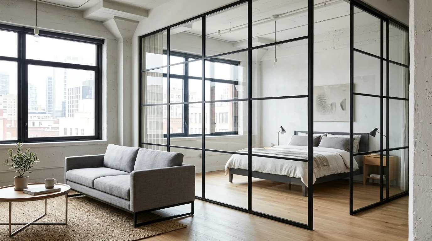 Glass Partition Divider