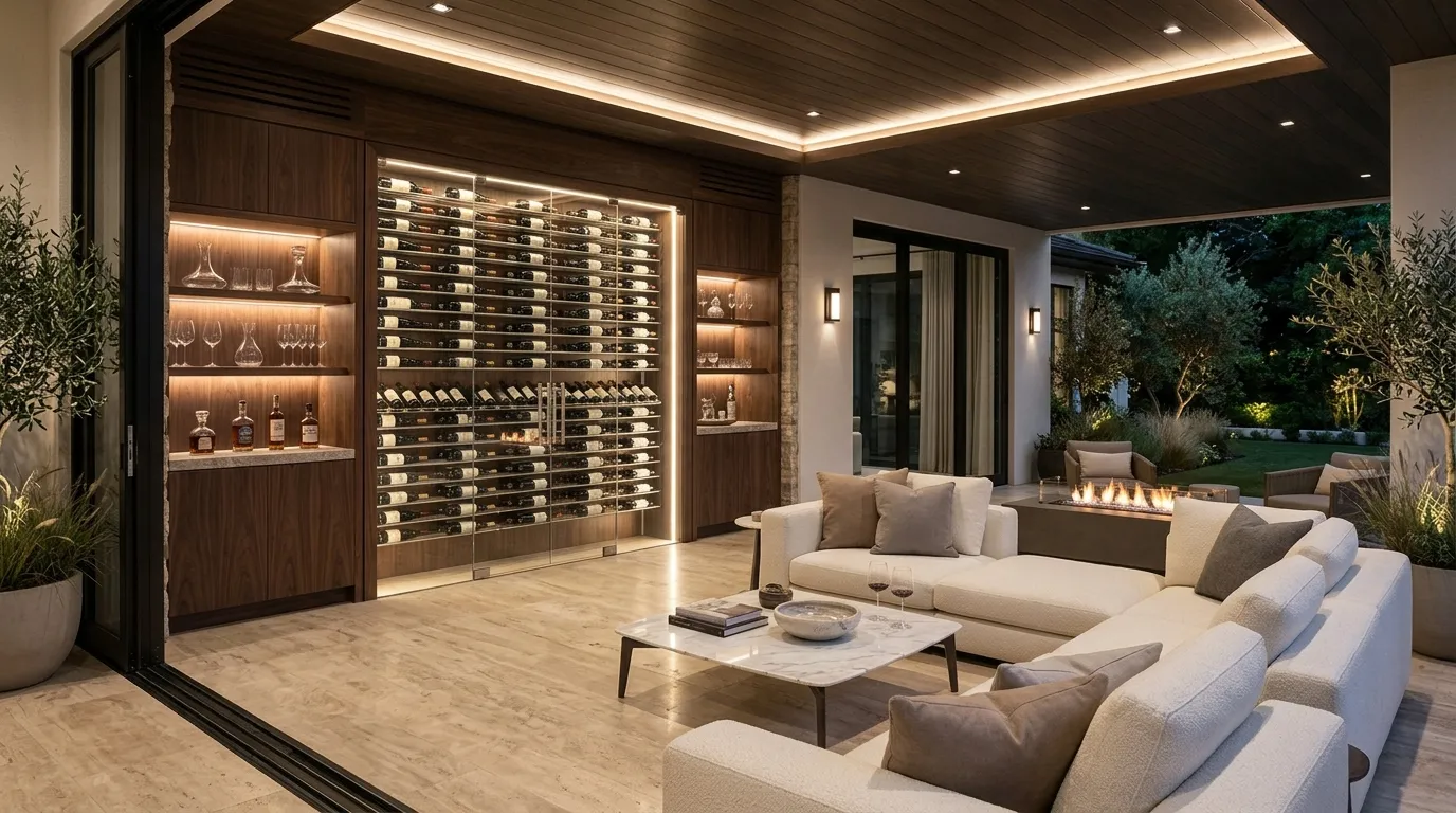 Integrated Wine Display