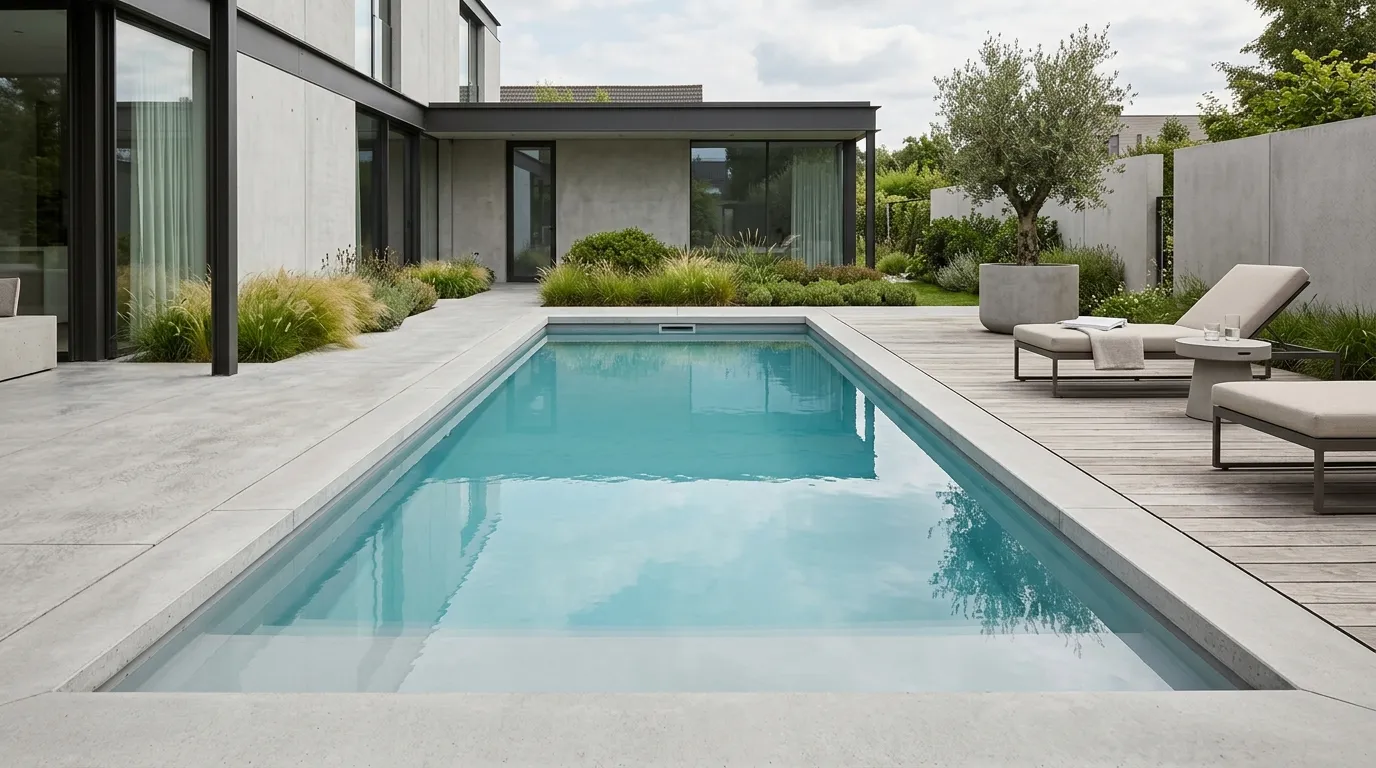 Minimalist Rectangular Pool