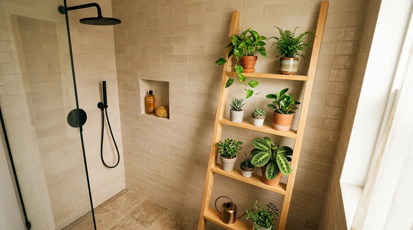 Wooden Ladder Display