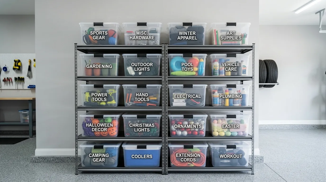 Clear Storage Bins