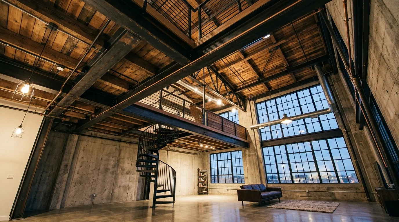Industrial Ceiling Beams