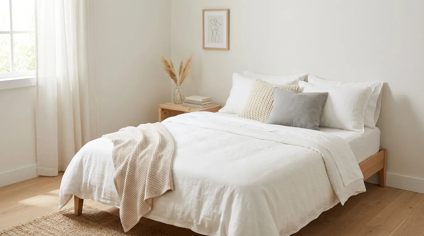 Minimalist Bed Styling