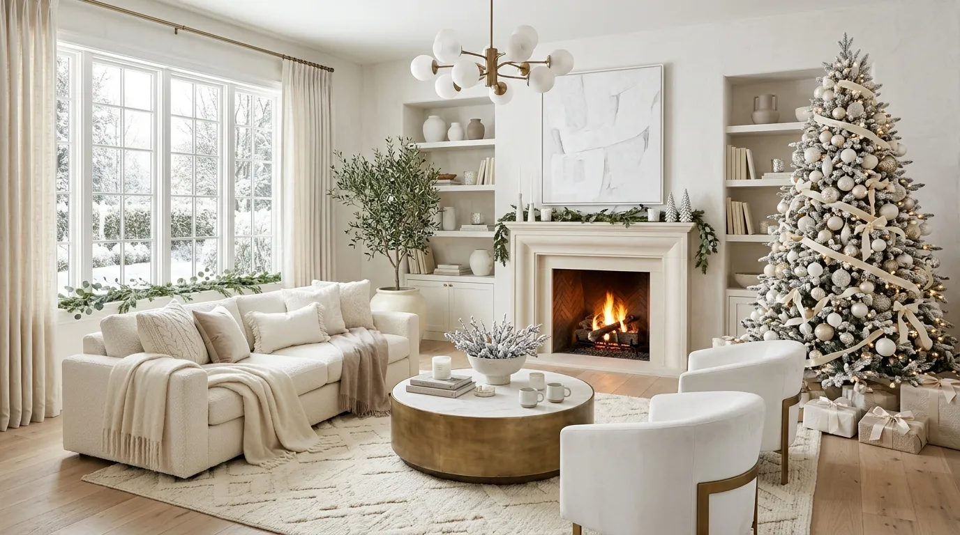 Monochrome Winter Lounge