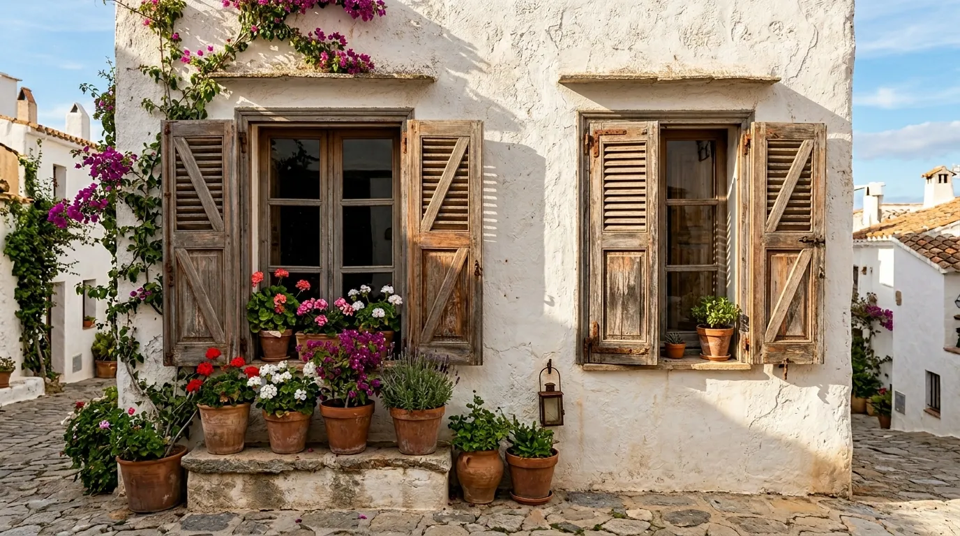 Rustic Wooden Shutters