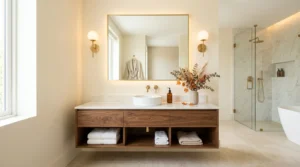 fall bathroom decor