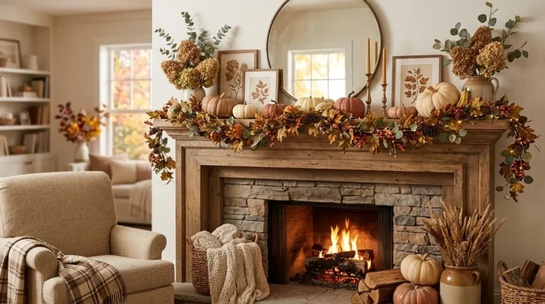 fall mantle decor