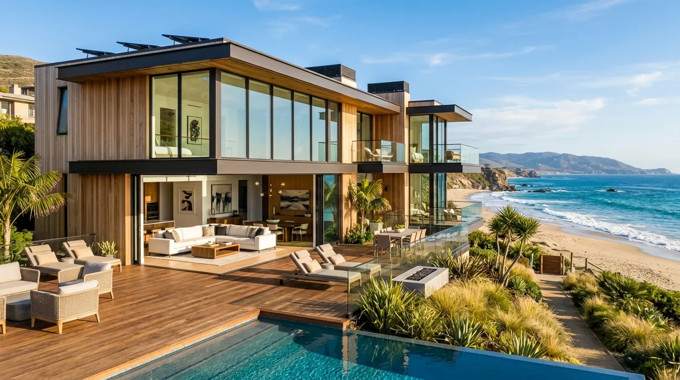 modern beach house