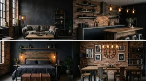 moody industrial decor