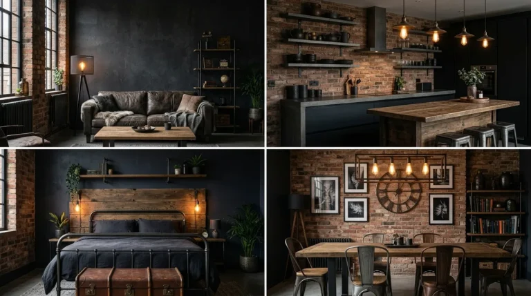 moody industrial decor
